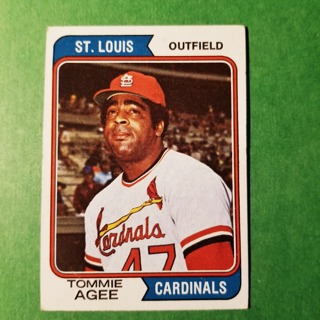 1974 - TOPPS BASEBALL CARD NO. 630 - TOMMIE AGEE - CARDINALS