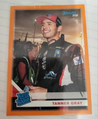 Nascar Tanner Gray autographed rookie card