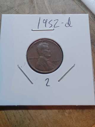 1952-D Lincoln Wheat Penny! 40.2