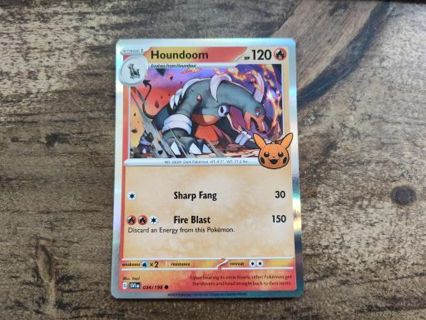 Pokemon Trick or Trade Houndoom holo