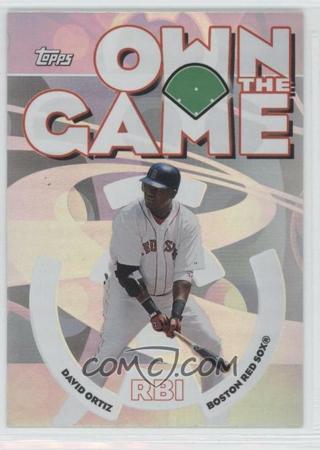 DAVID ORTIZ 2006 TOPPS OWN THE GAME REFRACTOR LOOKING INSERT BOSTON RED SOX