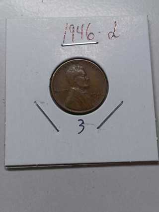 1946-D Lincoln Wheat Penny! 43.3