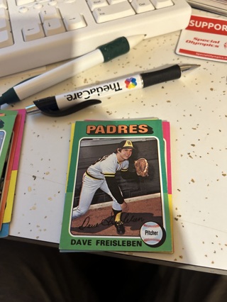 1975 topps  dave freisleben