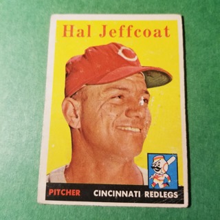 1958 - TOPPS BASEBALL CARD NO. 294 - HAL JEFFCOAT - REDLEGS