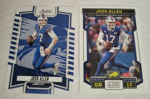 2023 Josh Allen cards Buffalo Bills