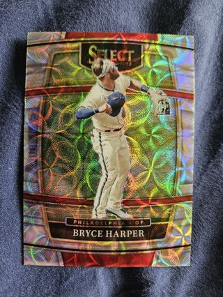 2022 Panini Select Scope Prizm Bryce Harper