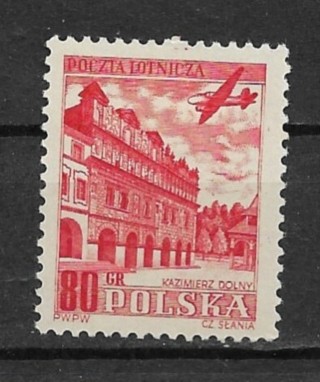 1954 Poland ScC36 80g Kazimierz Dolny MH