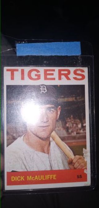 1964 Topps Detroit Tigers Dick McAuliffe