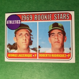 1969 - TOPPS BASEBALL CARD NO. 358 - 1969 ROOKIE STARS - A'S