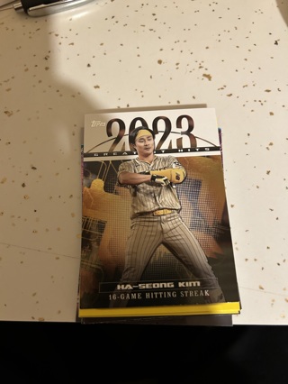 2024 topps 2023 greatest hits ha-seong kim