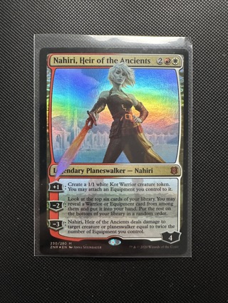Nahiri, Heir of the Ancients Foil Magic the Gathering Card