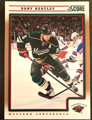 Dany Heatley Minnesota Wild 