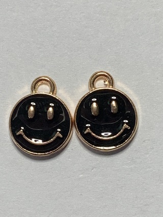 ♥BLACK ENAMEL CHARMS~SET #25~PLEASE READ DESCRIPTION~FREE SHIPPING♥