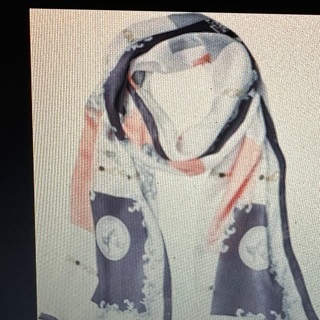 Palmero silk scarf new