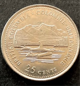 Canada Representing British Columbia 1992 