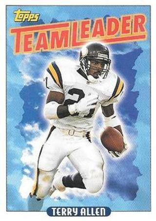 Terry Allen 1993 Topps Team Leader Minnesota Vikings