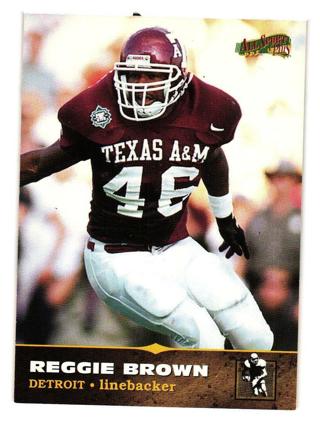 Reggie Brown 1996 Score Board All Sport PPF #148 Lions