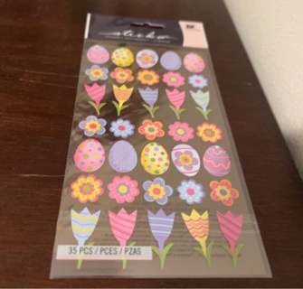 Sticko Easter egg & flower stickers 