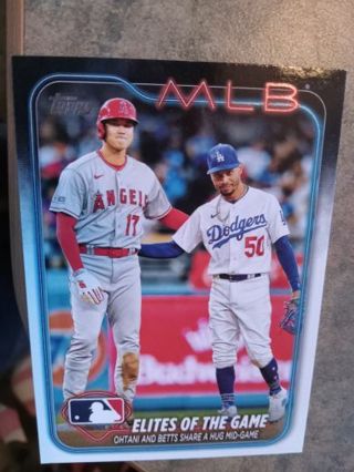 2024 TOPPS MLB ELITES OF THE GAME OHTANI ANGELS/BETTS DODGERS BASEBALL CARD# 138