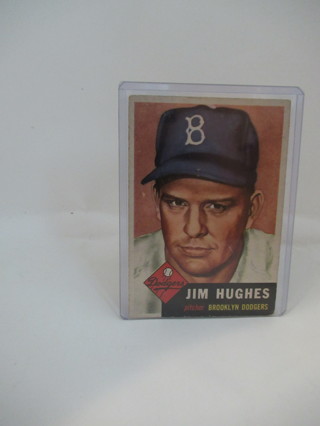TOPPS #216 Dodgers JIM HUGHES