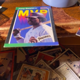 1989 donruss mvp tony Gwynn baseball card 