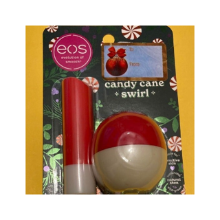 eos Candy Cane Swirl Lip Balm