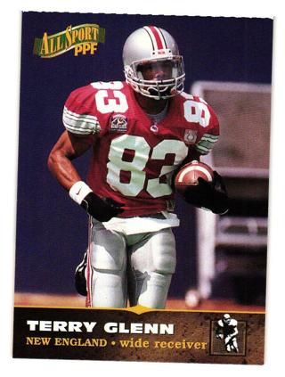 Terry Glenn 1996 Score Board All Sport PPF #57 Patriots
