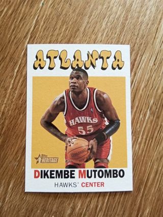 Topps- Dikembe Mutombo