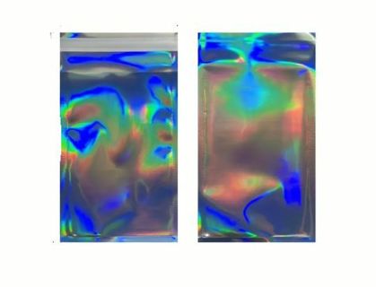 ↗️NEW⭕(1) 3.54"× 5.12" LIGHT BLUE Holographic/Metallic Self Sealing Mailer⭕