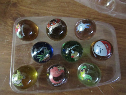 ** RARE ** ~~ POKEMON collectable marbles-- "ONE (1) RANDOM PICKED"