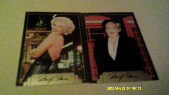 Marilyn Monroe MINT Trading cards in sleeve