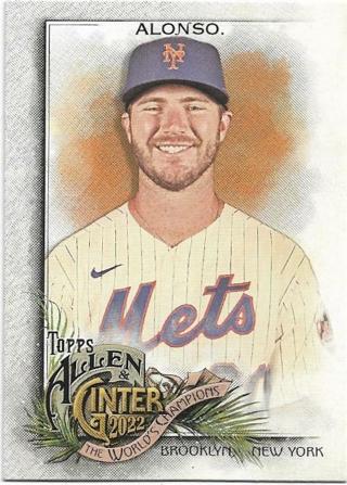 2022 TOPPS ALLEN & GINTER PETE ALONSO CARD