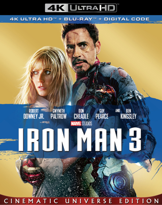 Iron Man 3 (Digital 4K UHD Download Code Only) *Marvel Comics* *Robert Downey Jr.* *Ben Kingsley*