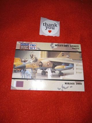 Desert Storm Card