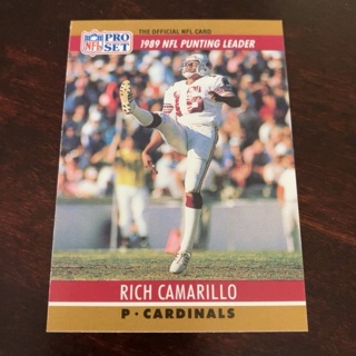 1990 Pro Set - [Base] #14 League Leader - Rich Camarillo