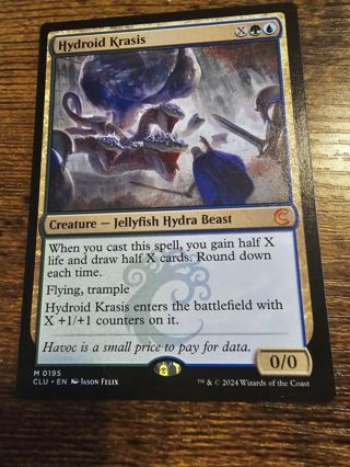 Magic the gathering mtg Hydroid Krasis Mythic Rare card Ravnica Clue Edition