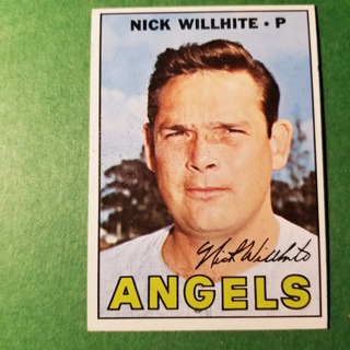 1967 - TOPPS BASEBALL CARD NO. 249 - NICK WILLHITE - ANGELS - EXMT/NRMT/MT. - READ