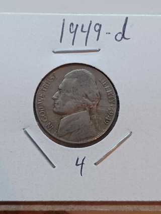 1949-D Jefferson Nickel! 25.4