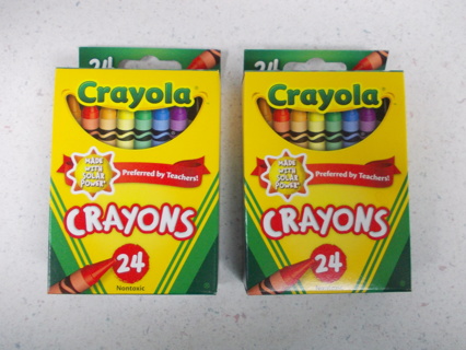 2 New Packs of Crayola Crayons