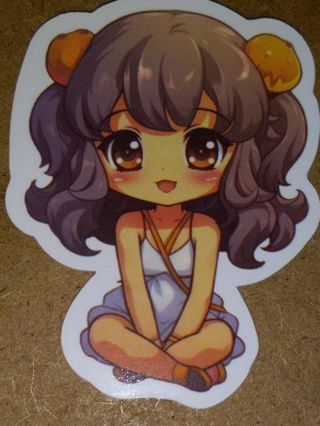 Anime Cute one new vinyl sticker no refunds regular mail only Very nice