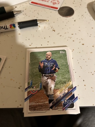 2021 topps opening day future stars mike brosseau