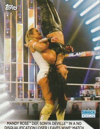 WWE Wrestling Card: Mandy Rose/Sonya DeVille