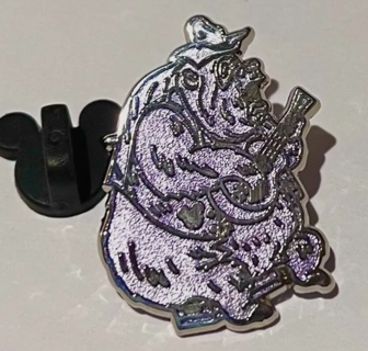 Disney Pin - Country Bears BIG AL -  Hidden Mickey Purple Chaser Pin - For Pin Trading/Collecting