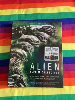 Alien 6-Film Collection DVD Including 6 Limited Edition Collector’s Cards Excellent Condition 