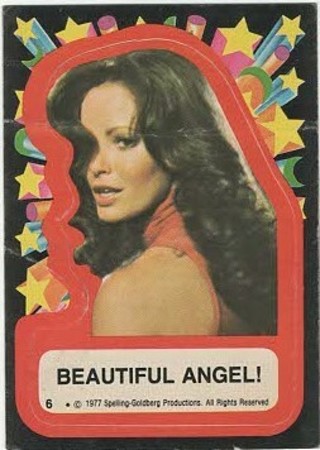 1977 Vintage Charlie's Angels Sticker Kelly Beautiful Angel #6!