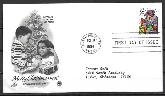 1996 Sc3111 Exchanging Gifts FDC