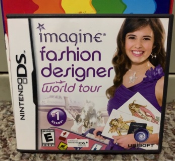 Imagine: Fashion Designer - World Tour (Nintendo DS, 2009) Complete. Tested.