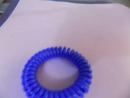 Blue Spring coil bracelet # 3