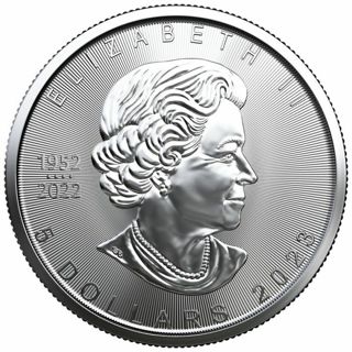 Canada 2023 $5 1 oz Silver Maple Leaf Coin GEM BU