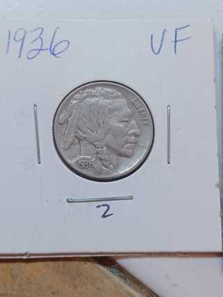 1936 Buffalo Nickel! 29.2